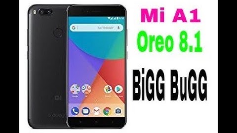 Mi A1 Oreo 8.1 (multi touch flickering)