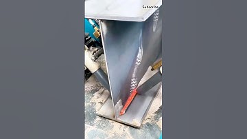 Submerged arc welding process of I-beam welding #tools #technology #shorts