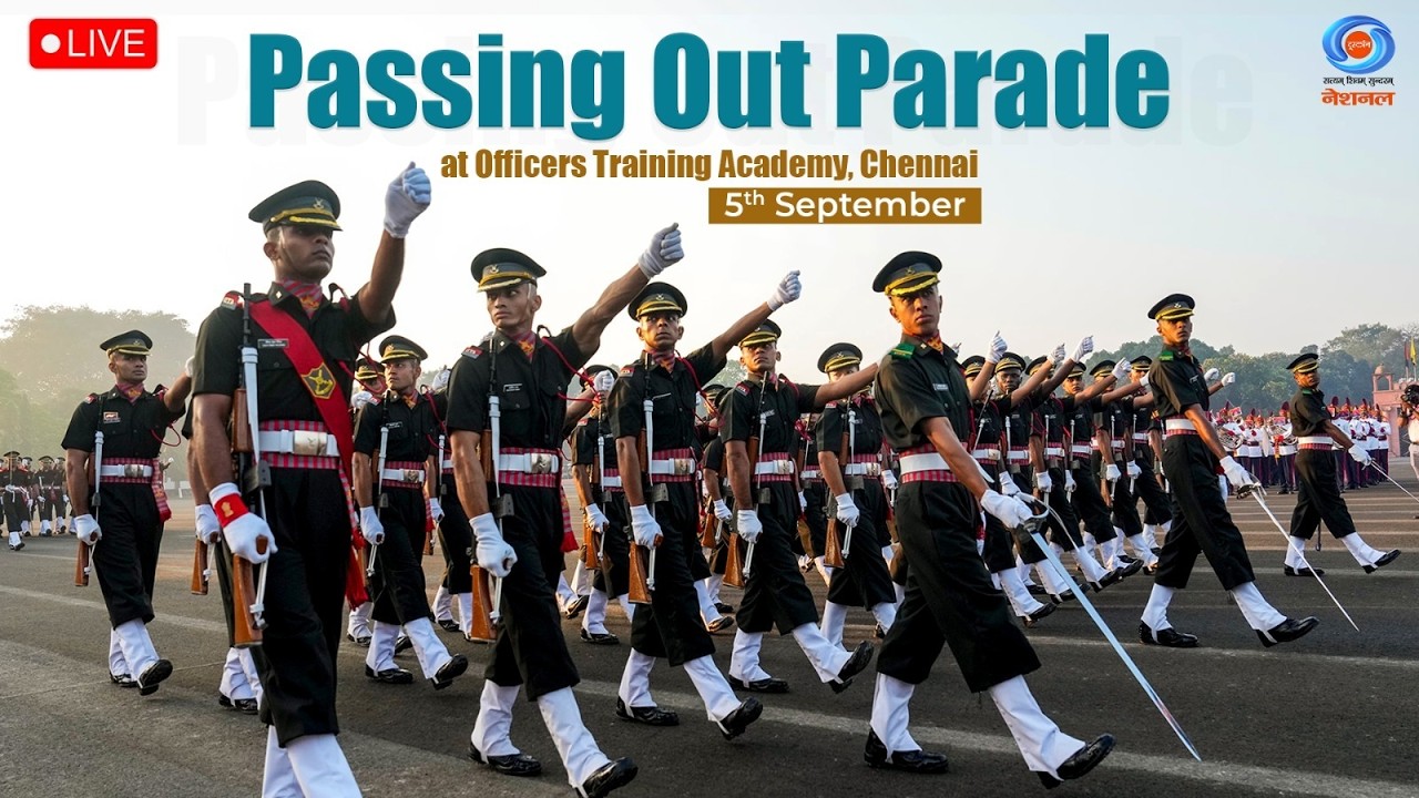 LIVE: Passing Out Parade at Officers Training Academy, Chennai