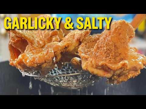 Garlicky Salty Deep Fried Chicken That Hits Different | Northern Style