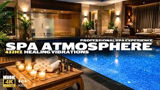 HEALING SPA MASSAGE 💧432Hz Deep Healing | Calming Zen Ambience | 8K HDR Serenity Loop