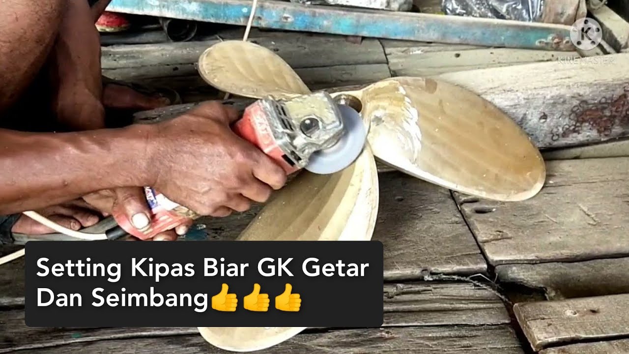 Cara SETEL KIPAS atau Setting Propeller Biar imbang #StoryNelayan #NelayanPesisir
