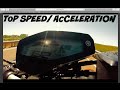 FZ 09 Brutal Acceleration and Top Speed Speedometer