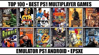 Top 100 Best Multiplayer Games For PS1 | Best PS1 Games | Emulator PS1 Android