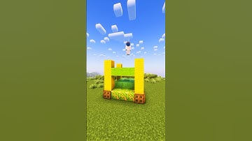 Minecraft: Bouncy House | #shorts