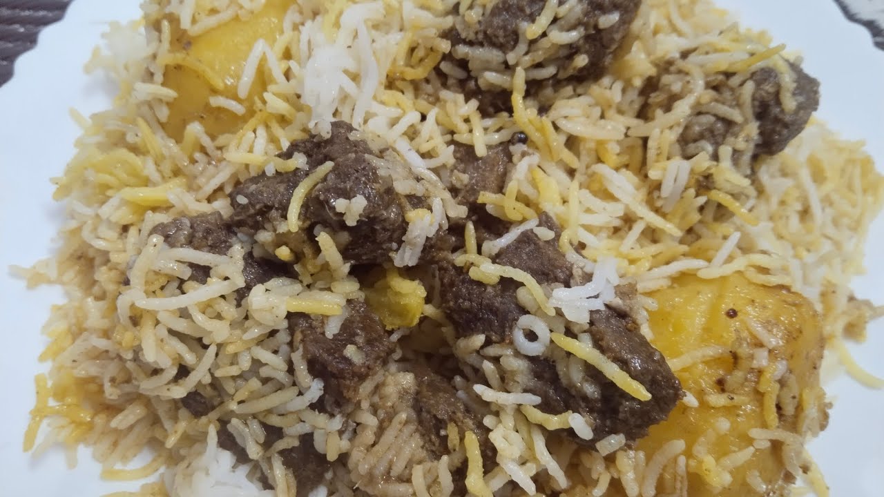 Beef  Kacchi  Biryani  by  Muslima  Kitchen