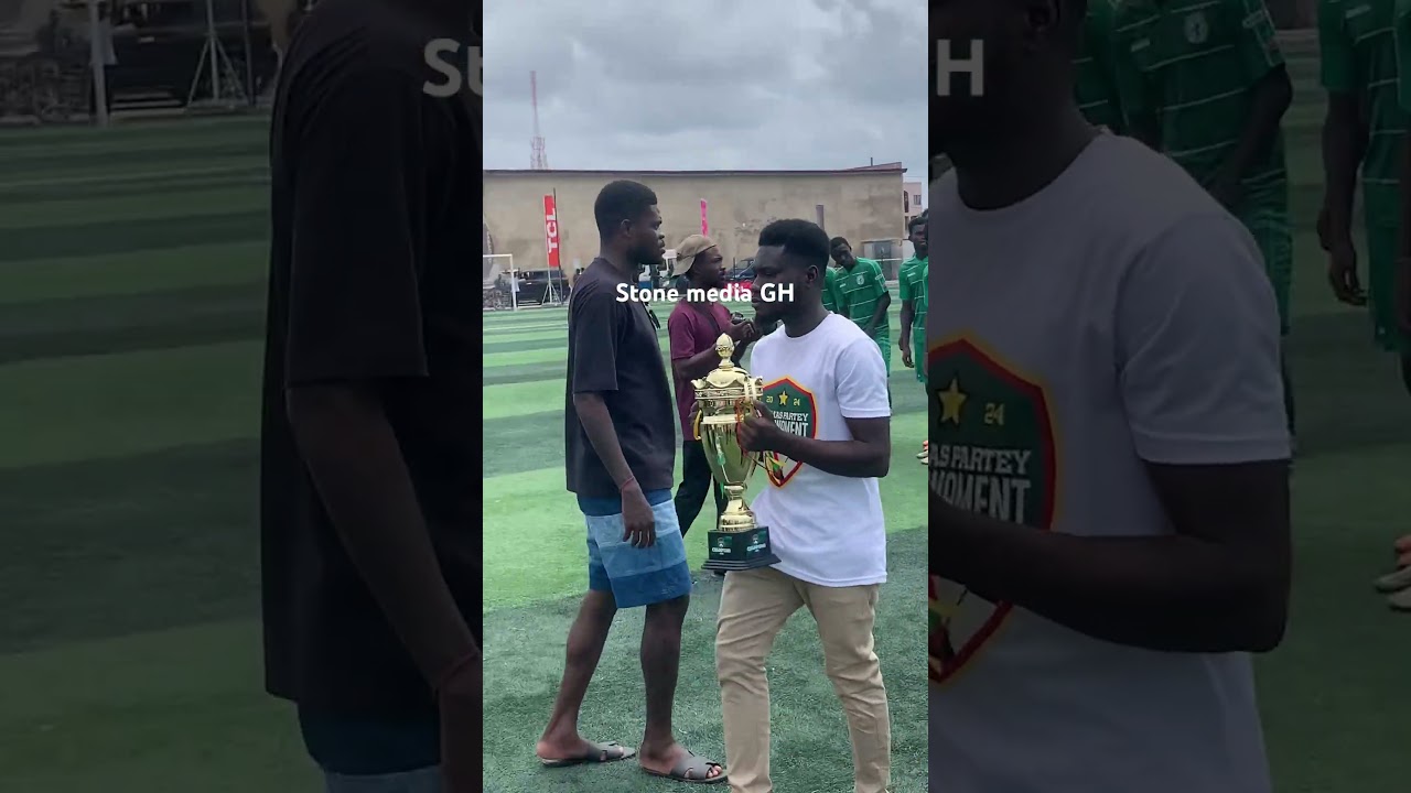 Thomas Partey in the final of Parteys tournament 