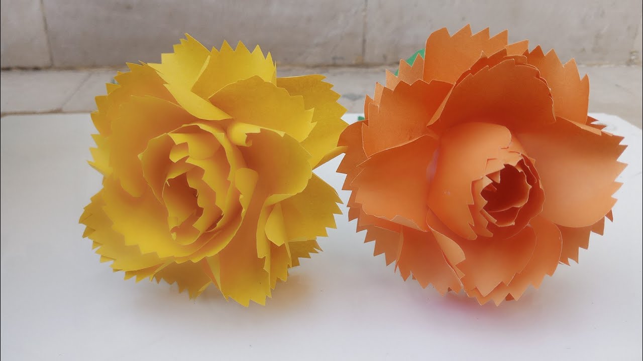Curled Petal Bloom | DIY Single-Stem Paper Flower*