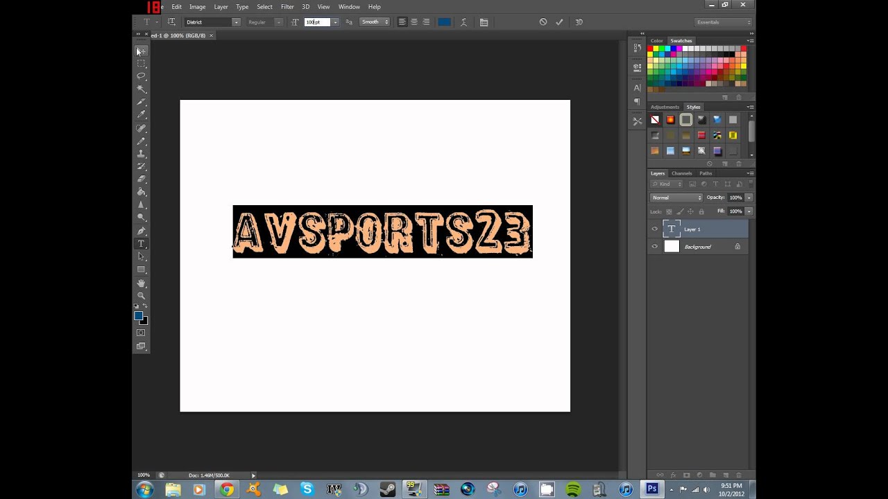 Adobe Photoshop Tutorial: Tracking and Kerning - YouTube