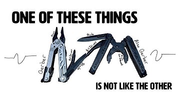 Gerber Multitool Comparison - Centerdrive vs the Dual Force