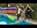 Cruzamos el puente de cinta en patineta  tv ana emilia