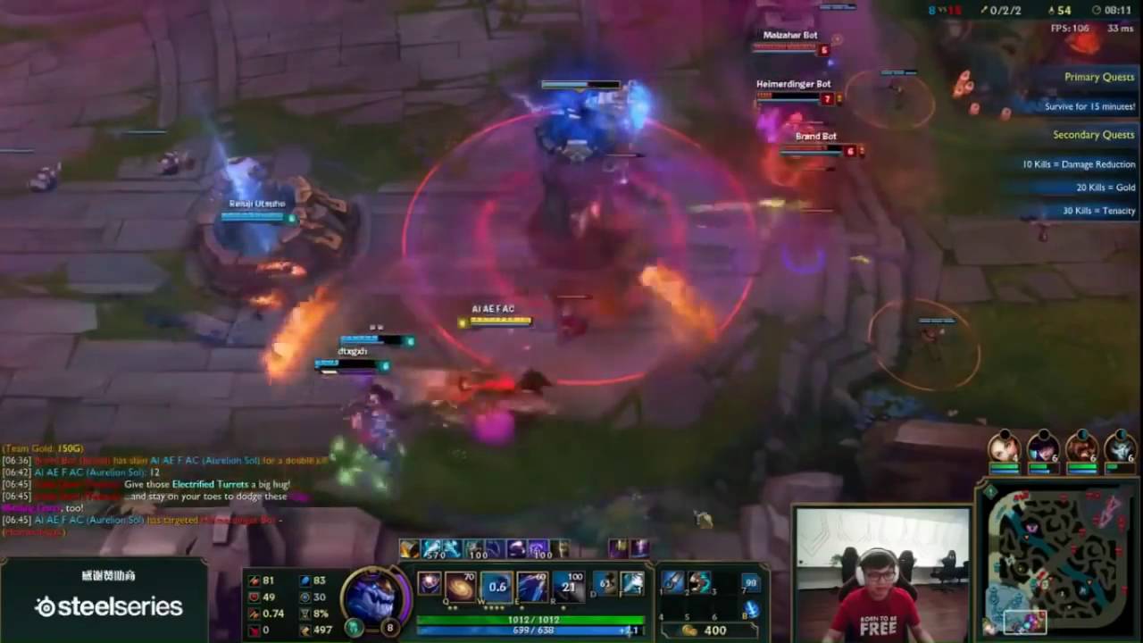 SSSofm and SSFlanre stream Doombot lv100