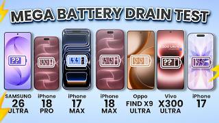 Can ANY Flagship Beat the iPhone 18 Pro Max (Battery Test)