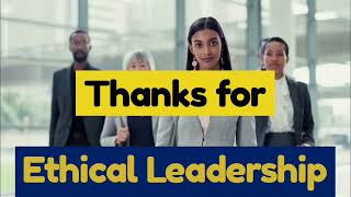 Introduction to Ethical Leadership