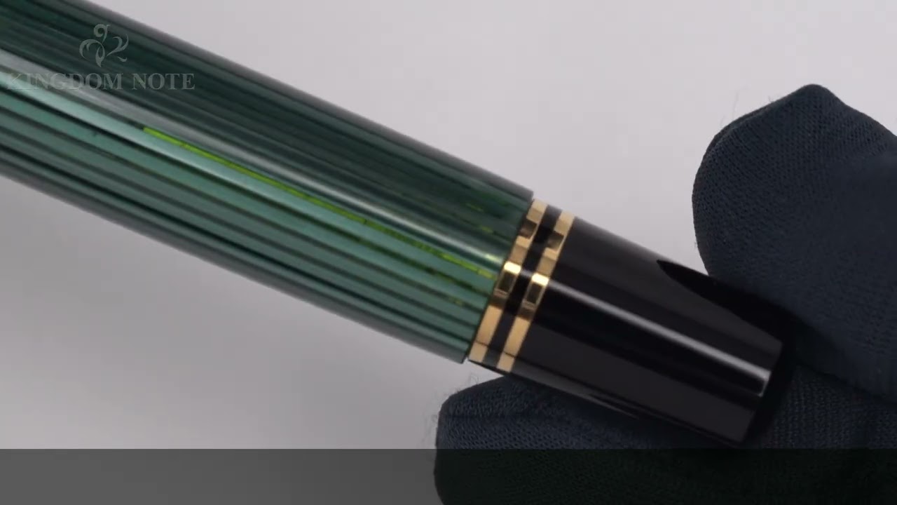 Pelikan ペリカン 万年筆 スーベレーン M800 グリーンストライプ F