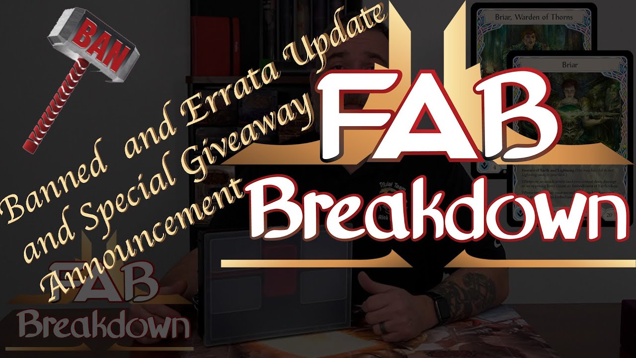 FAB Breakdown EP5 Banned Announcement and Special Giveaway
