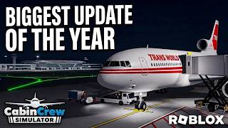 Cabin Crew Simulator (BIGGEST UPDATE OF THE YEAR) | New Aircraft and Airport
