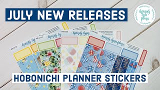 July New Releases || Hobonichi Planner Stickers || Mandy Lynn Plans