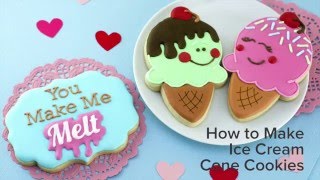 How to Make Ice Cream Cone Cookies