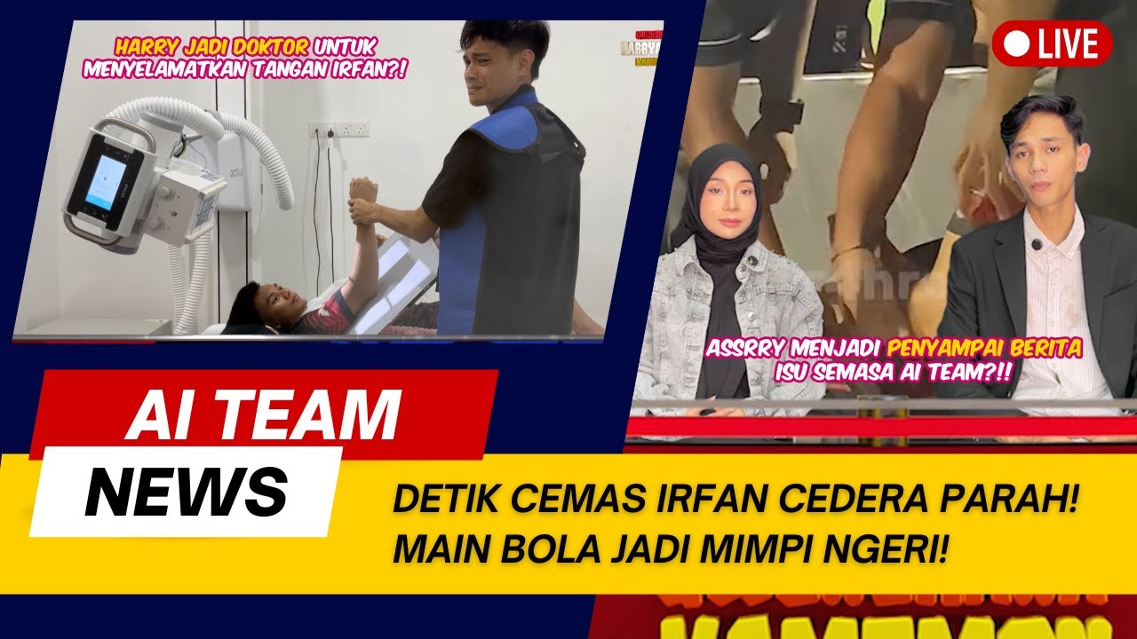 ASSLAH & HARRY JADI PENYAMPAI BERITA?! DETIK CEMAS IRFAN CEDERA PARAH?! BERMAIN JADI MIMPI NGERI?!