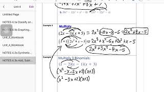Unit 4 Lesson 3.a: Polynomial Operations Wealth