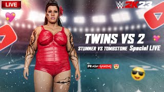 Ismart Girl Twins VS Roman & Undertaker | Stunner VS Tombstone | WWE 2K23 || Jan 26, 2026