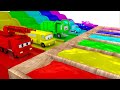 Learn Colors Car City Street Vehicles - Learning with Ambulance, Fire Truck, Police Car for Children