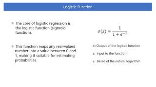 Anatomy of Logistic Regression (2/20) Mathematical Overview