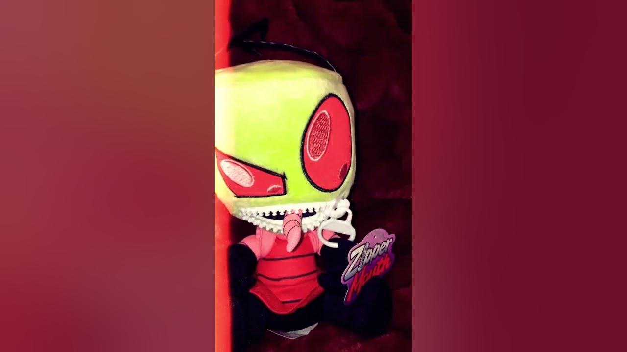 Invader Zim Zipper Mouth Plush invaderzim nickelodeon zipper plush hottopic shorts YouTube