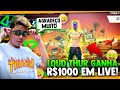 LOUD THURZIR GANHA 1000$ NA PRIMEIRA LIVE NA TWITCH, BLACKN444 USA ÚLTIMO RECURSO DENTRO DO GÁS !!