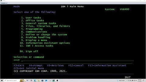 RPGLE Hello World Program