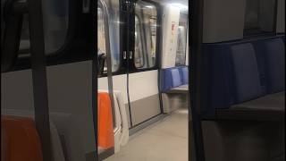Metro Train Line 11 in Paris France #paris #metro #shorts