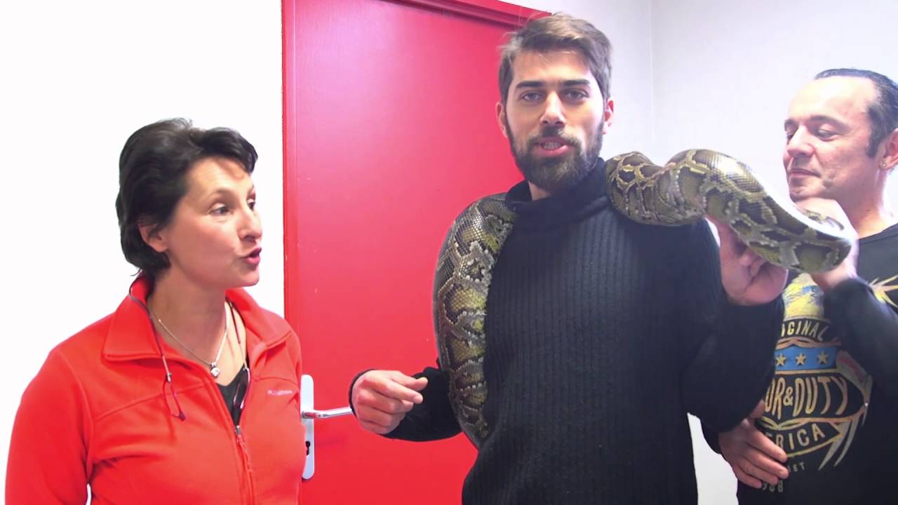 Murielle & Patrick, dresseurs d'animaux à Ladon, sur le tournage de Breakbot