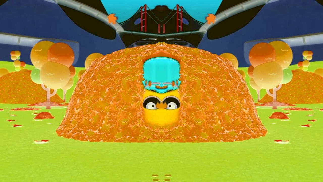 Buster hiding on the leaves (Gamavision Csupo Effects)