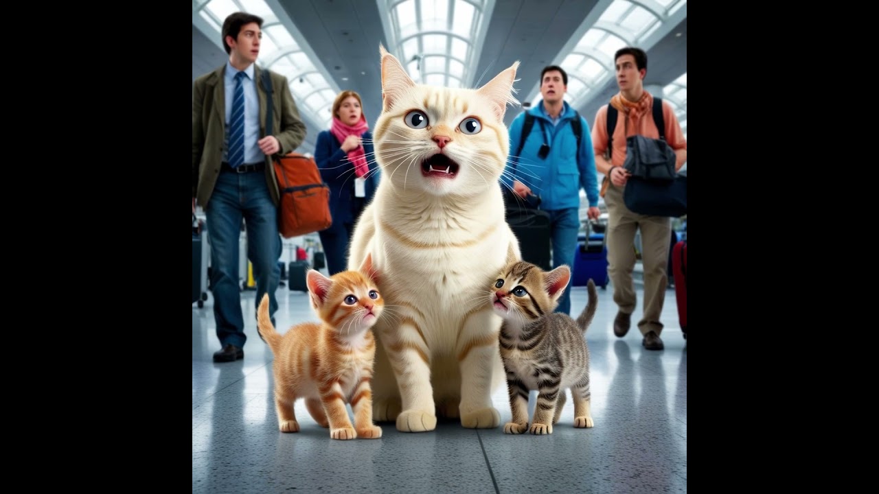 The Lost Kitten: A Heartwarming Airport Reunion