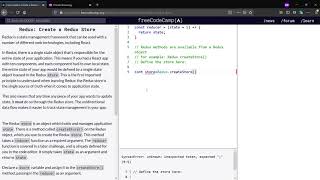 Learn Redux  Create a Redux Store-FreeCodeCamp.org(Day-16)