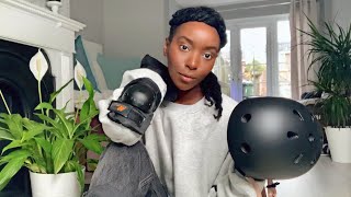 NATURAL HAIR BADDIE LEARNS TO ROLLER SKATE #FAIL || ft ANA LUISA JEWELLERY