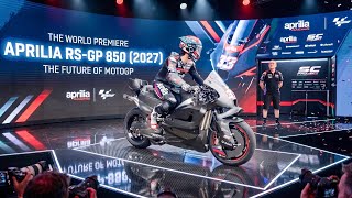 2027 NEW APRILIA RS-GP 850 FIRST TRACK DEBUT AT JEREZ!!