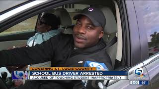 Former St. Lucie County school bus driver accused of inappropriately touching child
