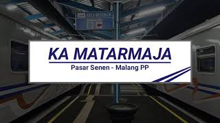 Announcement KA Matarmaja | Malang - Pasar Senen