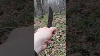 Нашел металлоискателем огромный нож охотника !!! Лесной коп #metaldetecting #клад #коп #coin