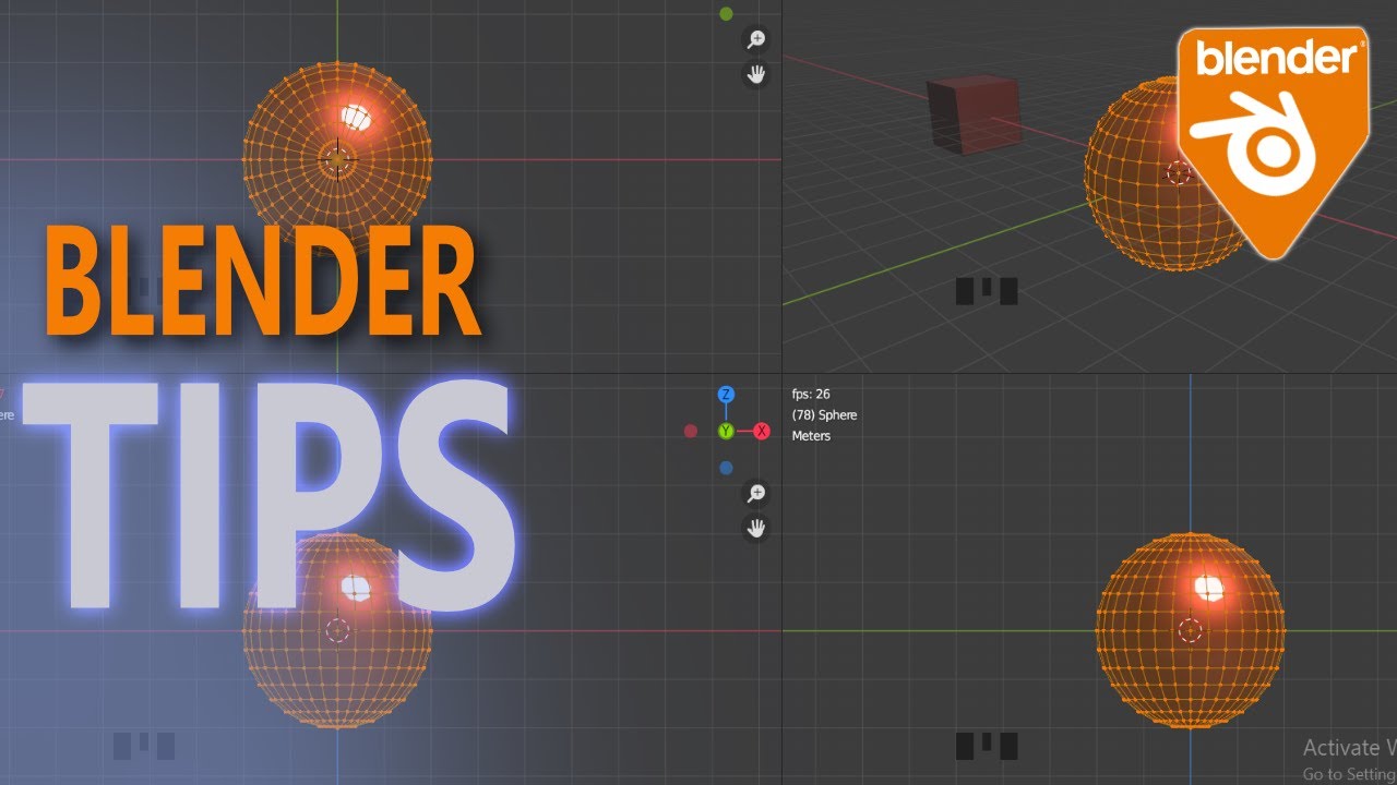 #BlenderTips