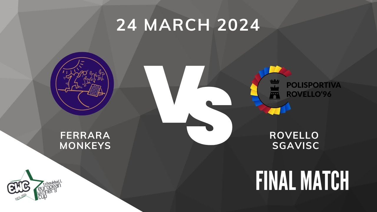 [Finals A] EWC 2024 Final - Ferrara monkeys vs Rovello Sgavisc - YouTube