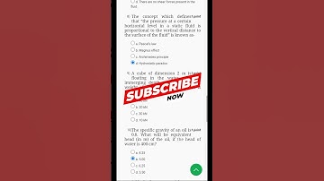 Fluid Mechanics | NPTEL Assignment 2 Solution | July 2024 #nptelassignmentanswers #nptelsolutions