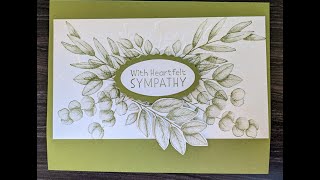 Forever Fern Sympathy Card