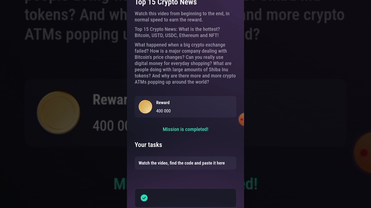 Tapswap Today New Code || Tapswap today top 15 news in crypto || Tapswap new code today 