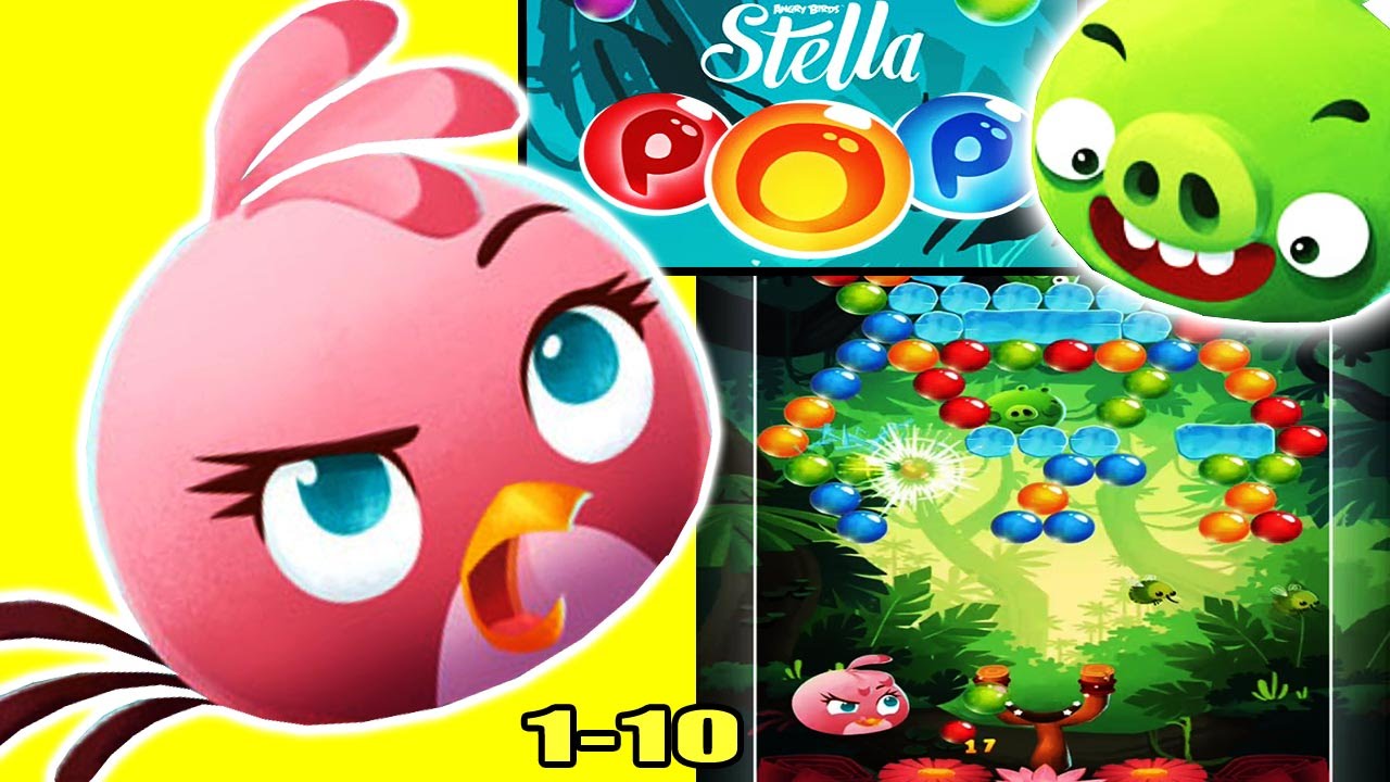 Angry Birds Stella POP (Rovio) Bubble Witch Saga meets Angry Birds