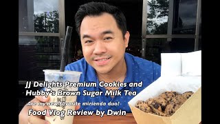 JJ Delights Premium Cookies and Hubby’s Brown Sugar Milk Tea Vlog Review by Dwin Araza