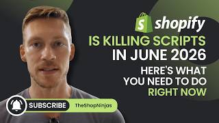 Shopify Is Killing Scripts in June 2026 - Here's What You Need to Do Right Now