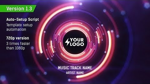 Audio React Tunnel Music Visualizer | After Effects Template